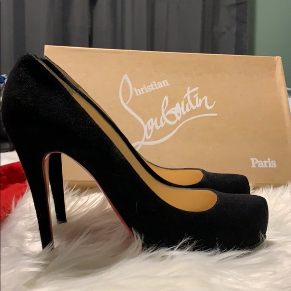 PRELOVED Christian Louboutin Rolando Suede Pump 39.5 - Picture 2 of 8